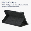 kwmobile Case Compatible with Lenovo Tab M8 (Gen 4) - Slim Cover - Tablet Case with Stand
