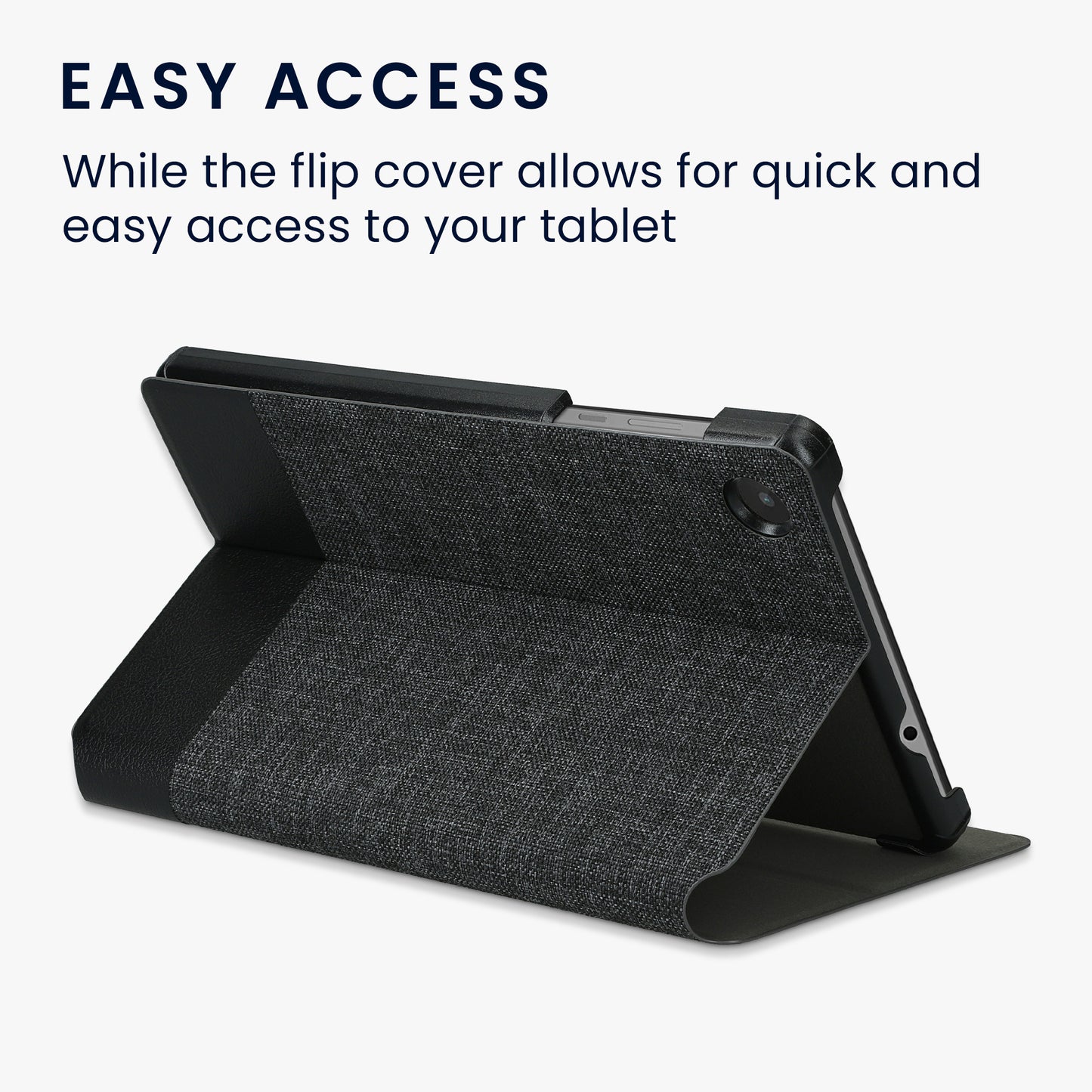 kwmobile Case Compatible with Lenovo Tab M8 (Gen 4) - Slim Cover - Tablet Case with Stand