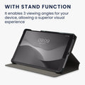 kwmobile Case Compatible with Lenovo Tab M8 (Gen 4) - Slim Cover - Tablet Case with Stand