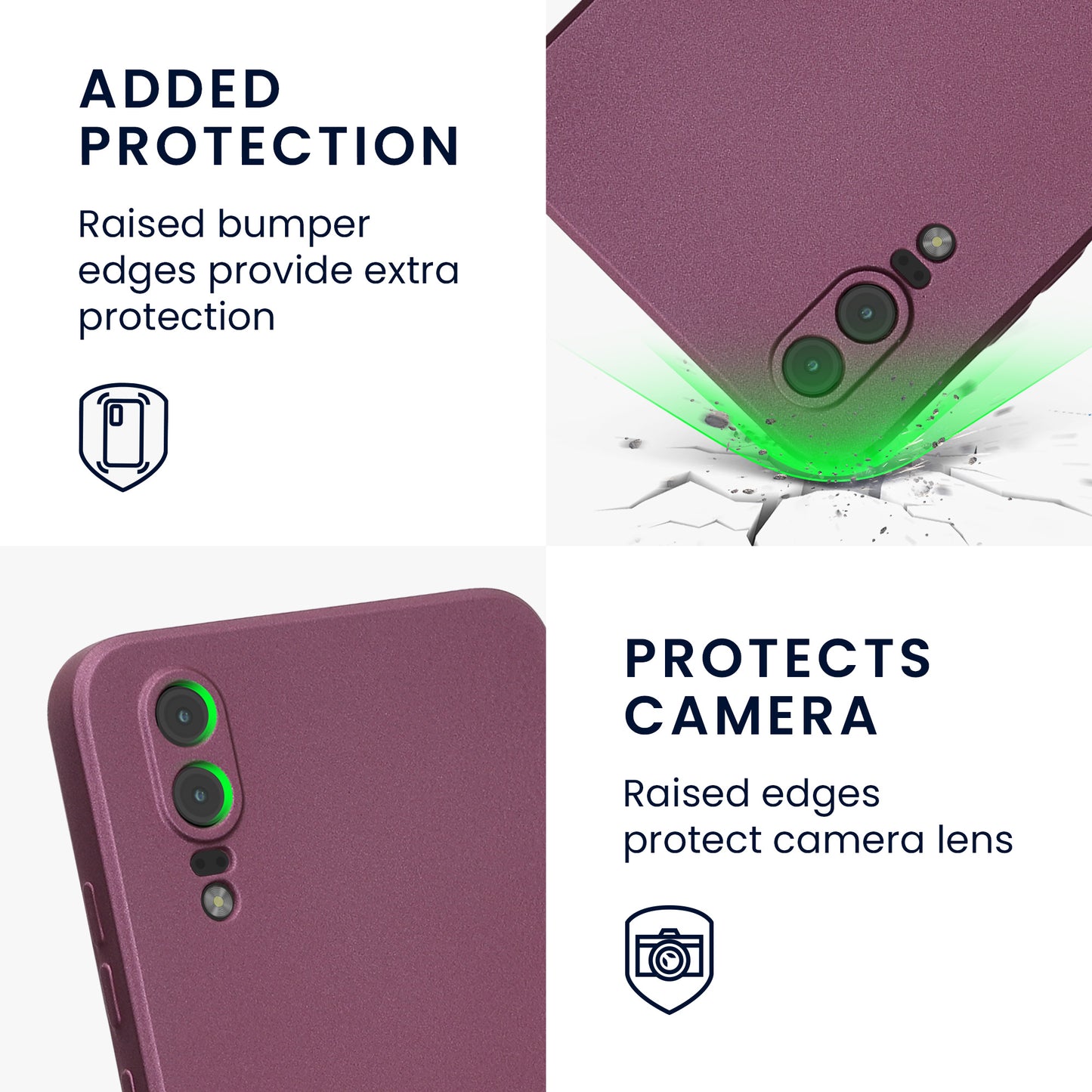 kwmobile Phone Case for Huawei P20 - Soft Silicone Case Protective Cover