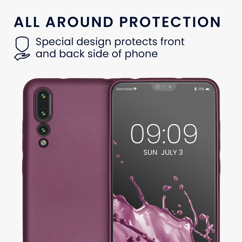 kwmobile Huawei P20 Pro Case - Soft Silicone Cover - Protective Case