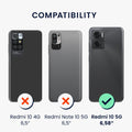 kwmobile Phone Case for Xiaomi Redmi 10 5G Cover - Soft Silicone Case - Protective Cover