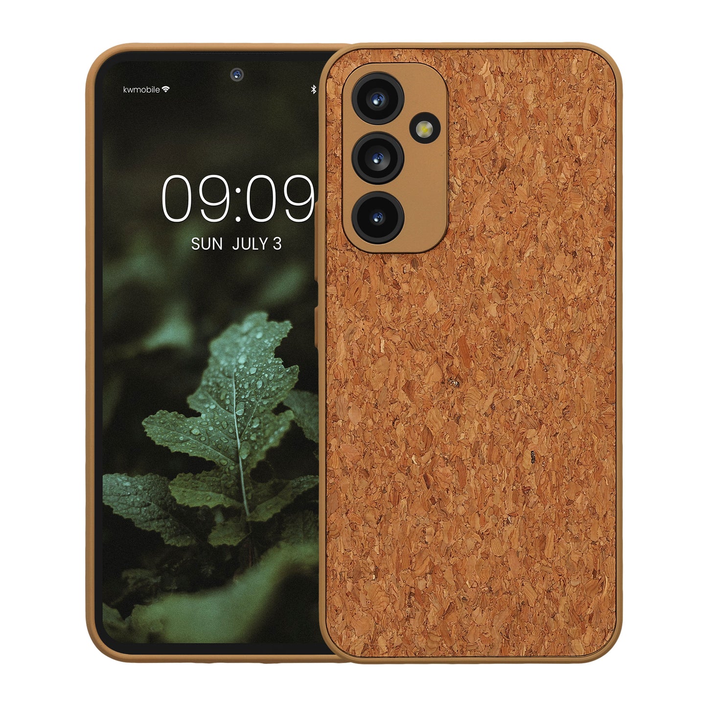 kwmobile Case Compatible with Samsung Galaxy A54 5G - Cork Phone Cover - Protective Case