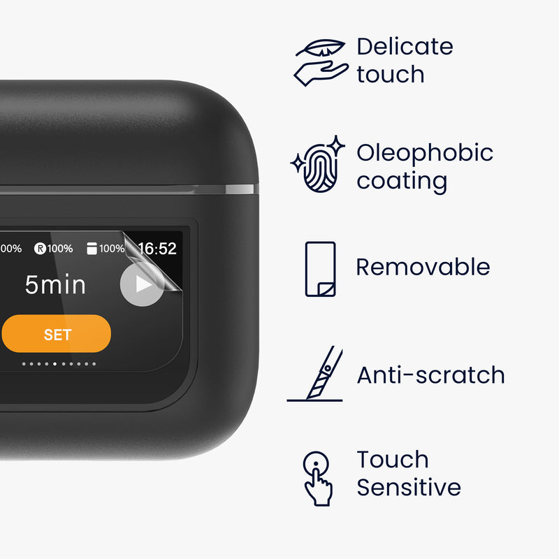 kwmobile Screen Protector compatible with JBL Tour Pro 2 Screen Film