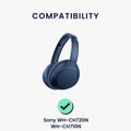 kwmobile Ear Pads for Sony WH-CH720N / WH-CH710N Earpads Replacement Ear Cushions Headphone Spare Parts Headphone Replacement Pads for Over Ear Headphones