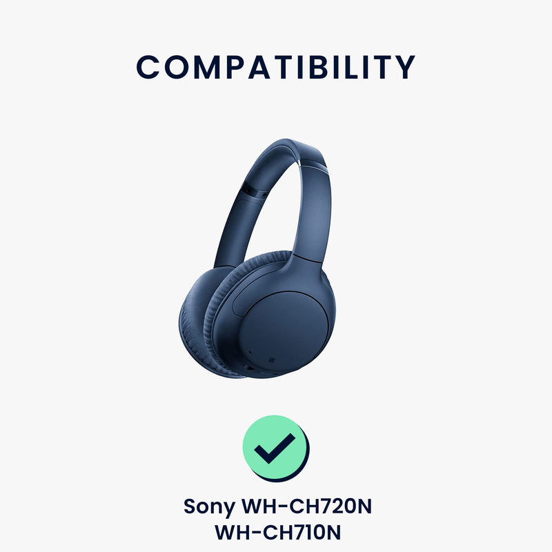 kwmobile Ear Pads for Sony WH-CH720N / WH-CH710N Earpads Replacement Ear Cushions Headphone Spare Parts Headphone Replacement Pads for Over Ear Headphones