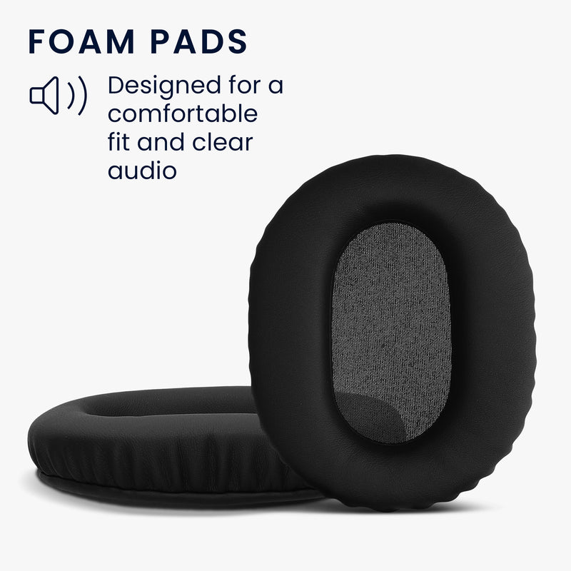 kwmobile Ear Pads for Sony WH-CH720N / WH-CH710N Earpads Replacement Ear Cushions Headphone Spare Parts Headphone Replacement Pads for Over Ear Headphones