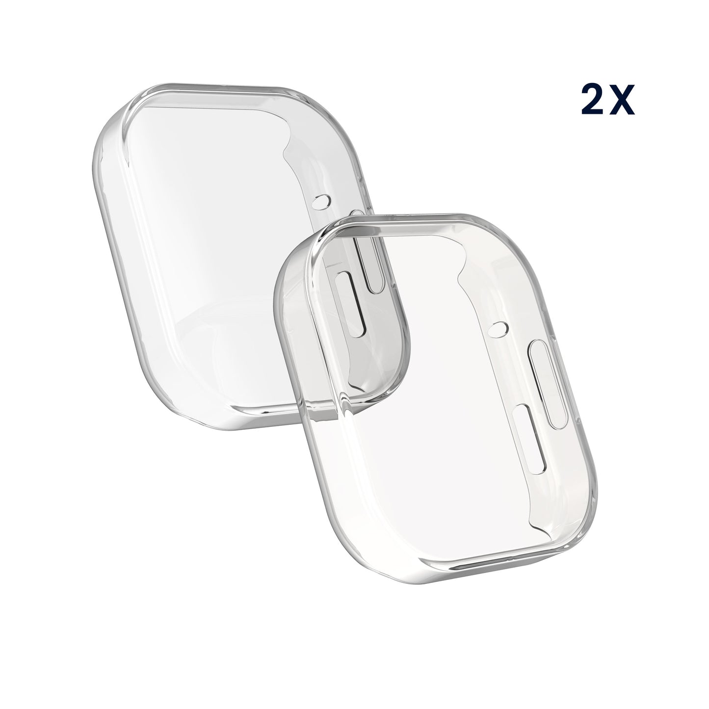 kwmobile Fullbody Display Cover Set for Xiaomi Redmi Mi Watch Lite 3 / Redmi Watch 3 Protective Case
