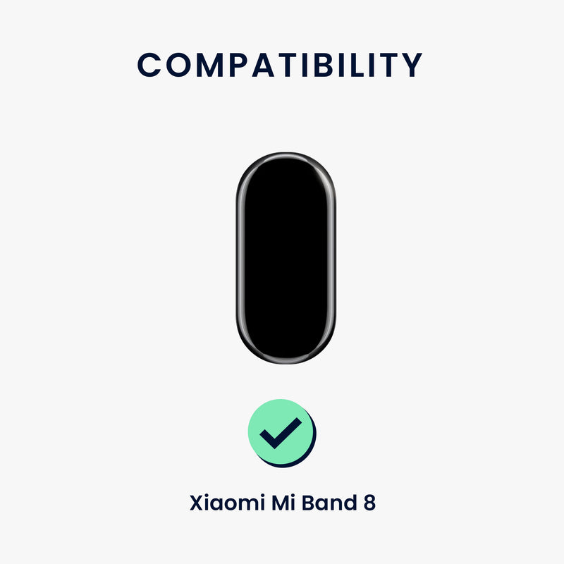 kwmobile Watch Strap for Xiaomi Mi Band 10 / Mi Band 9 / 8 Strap Fitness Tracker Band Set Replacement Strap Smartwatch