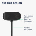 kwmobile USB C Charging Cable compatible with Huami Amazfit GTR Mini / GTS 4 Mini / GTS 2 Mini / Active Edge / T-Rex Pro - Cable Charger - Smart Watch Type C Replacement Cable - Fitness Tracker Charging Cable