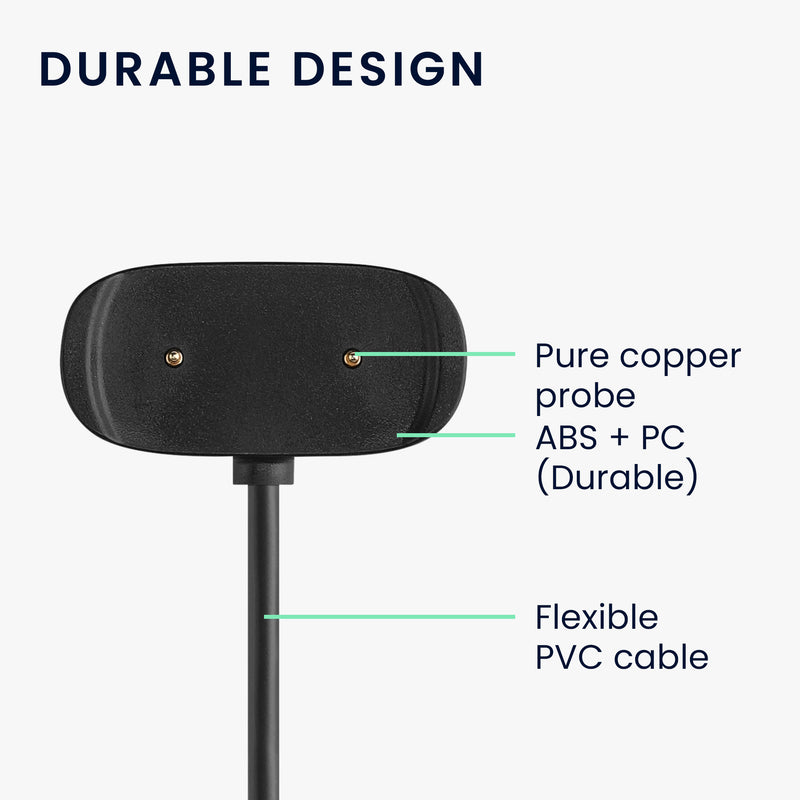 kwmobile USB C Charging Cable compatible with Huami Amazfit GTR Mini / GTS 4 Mini / GTS 2 Mini / Active Edge / T-Rex Pro - Cable Charger - Smart Watch Type C Replacement Cable - Fitness Tracker Charging Cable