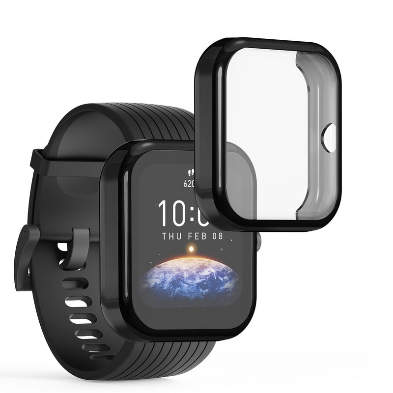 kwmobile Silicone Case for Huami Amazfit Bip 3 / Bip 3 Pro Protective Cover Full Body Display Cover Set