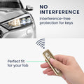 kwmobile Car Key Cover Compatible with Volvo 4-Button Car Key Keyless Go