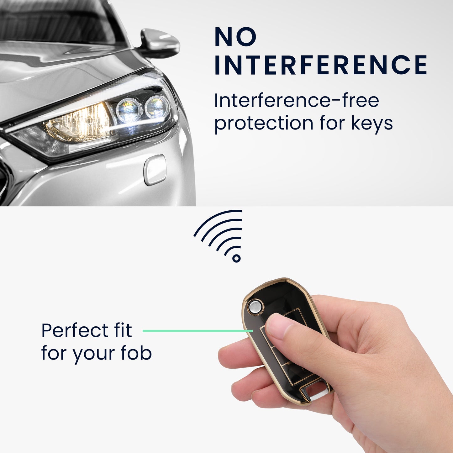 Silicone Cover compatible with Peugeot Citroen Car Key