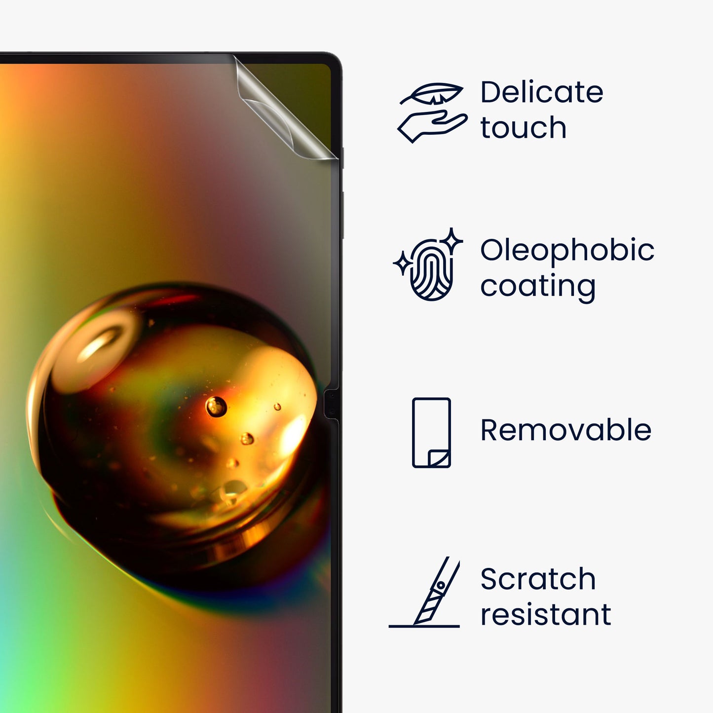 2x Screen Protector Compatible with Samsung Galaxy Tab S9 Ultra