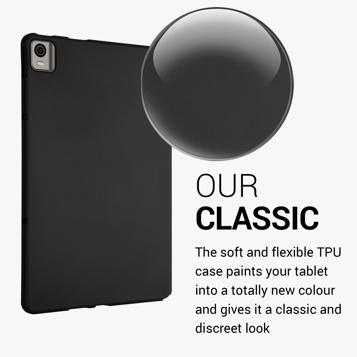 Silicone case compatible with Nokia T21 Tablet