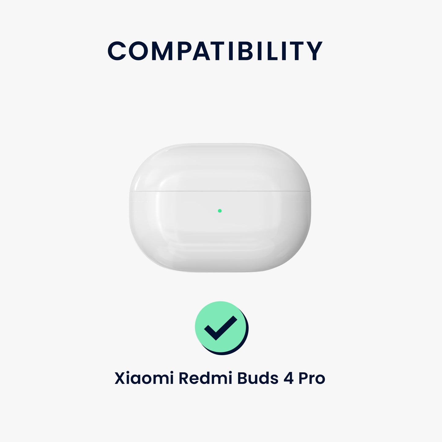 Silicone Case for Xiaomi Redmi Buds 4 Pro Don't touch my Headphones
