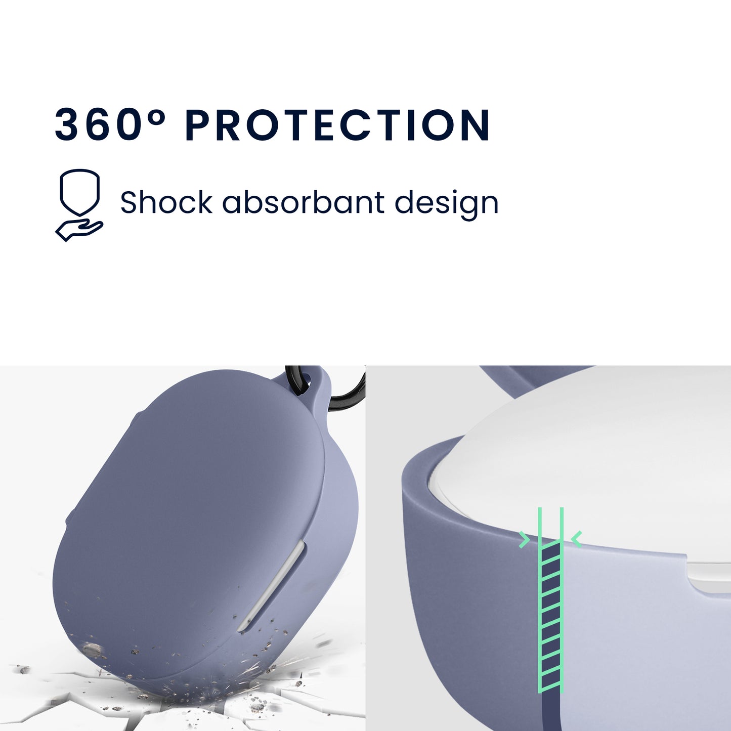 kwmobile Case compatible with Xiaomi Redmi Buds 4 Lite Headphones
