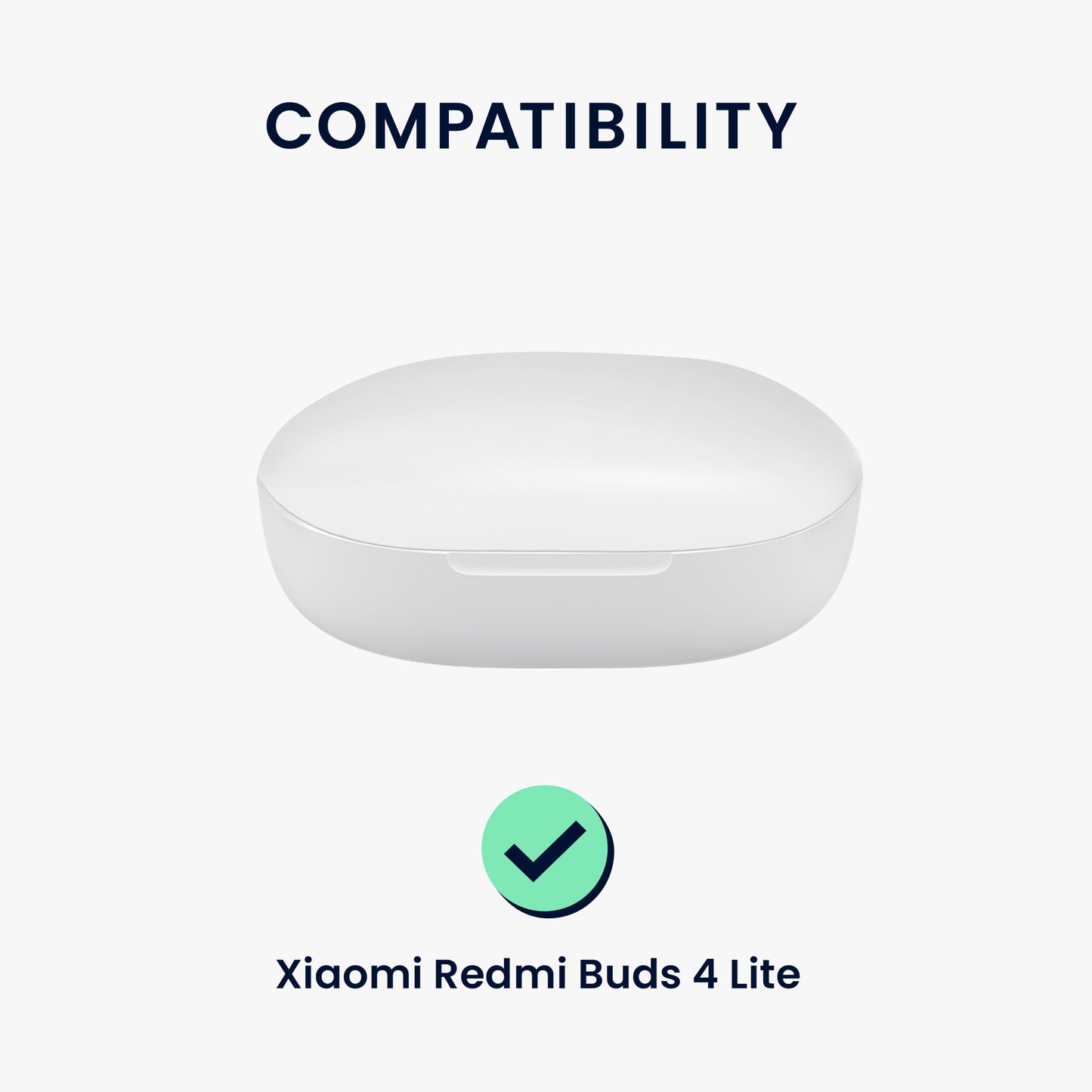 kwmobile Case compatible with Xiaomi Redmi Buds 4 Lite Headphones