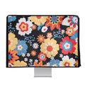 kwmobile Cover compatible with 20-22" Monitor Dust Cover Protective Cover for PC Monitor Computer Screen Cover Dust Hood Hood
