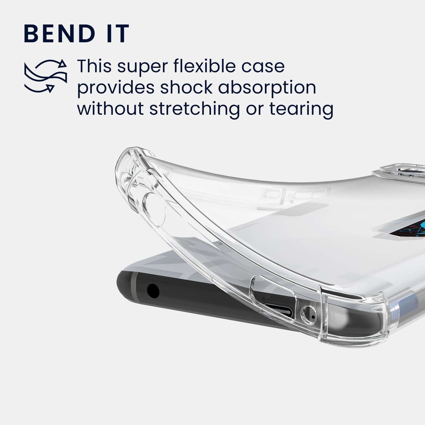 kwmobile Case Compatible with ASUS ROG Phone 7 Ultimate Corner Protection Cover