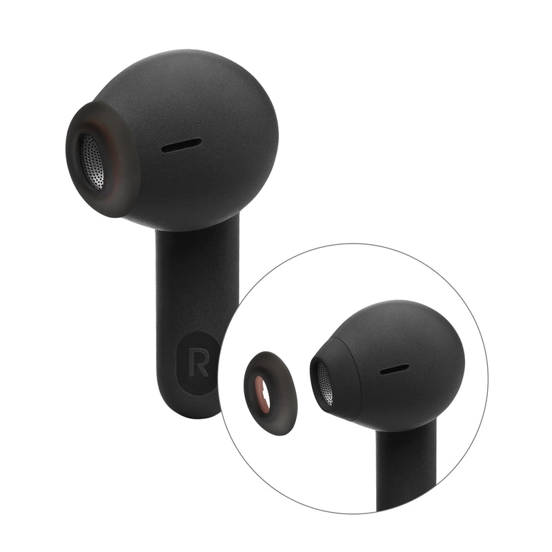 kwmobile Replacement Ear Tips compatible with JBL Tune Flex - 4 Sizes - In-Ear Headphones - Earpads