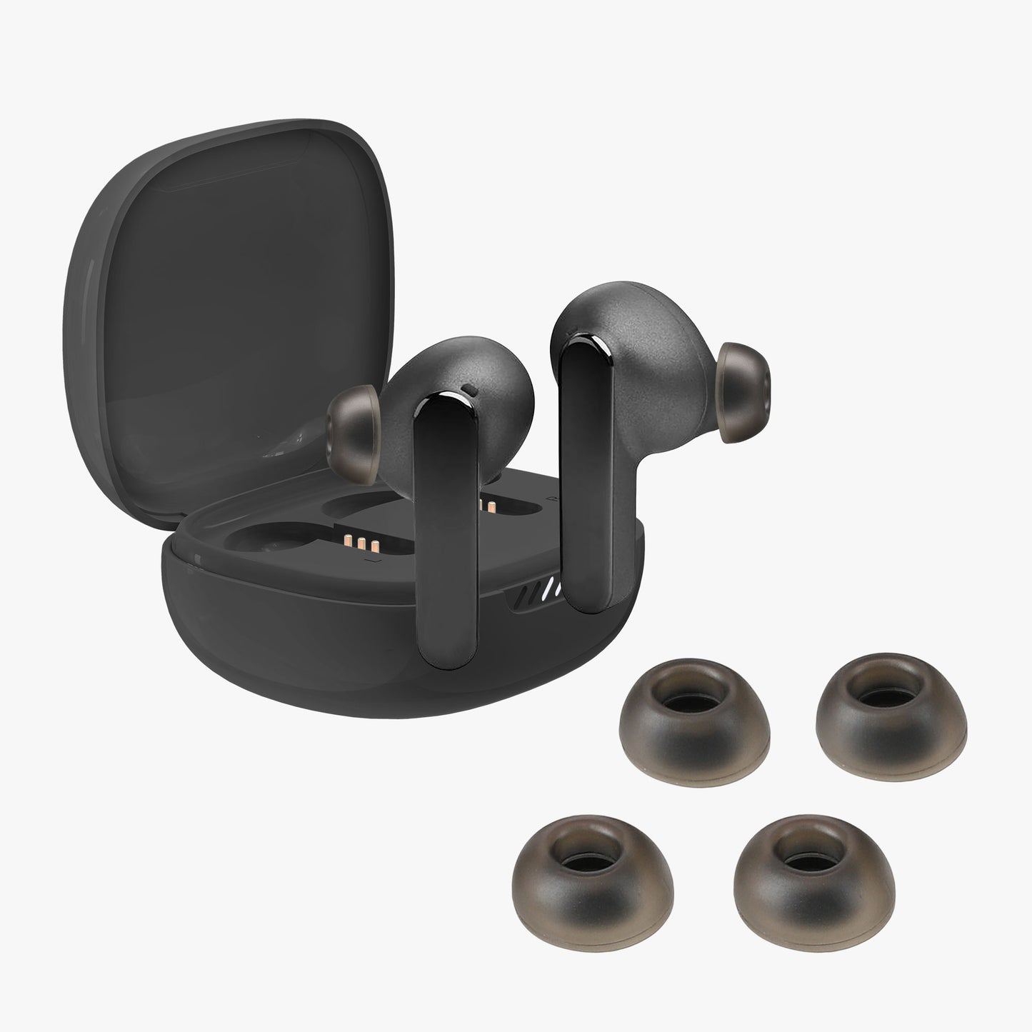 kwmobile Replacement Earpads Compatible with JBL Live Pro 2 TWS In-Ear Headphones Cushion