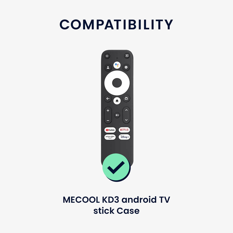 kwmobile Remote Control Case compatible with MECOOL KD3 Android TV Stick Case for TV Accessories
