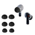 kwmobile 6x Polster kompatibel mit Nothing ear (2) - 3 Größen - Silikon Ohrstöpsel In-Ear Kopfhörer Schwarz  