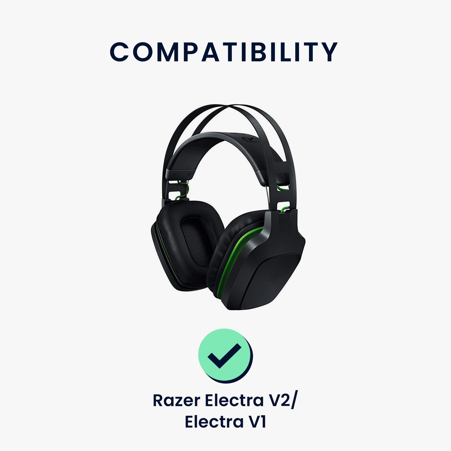 kwmobile Replacement Headphone Microphone compatible with Razer Electra V2 / Electra V1 Headset Gaming Headphones Microphone with 3.5 mm Jack Plug