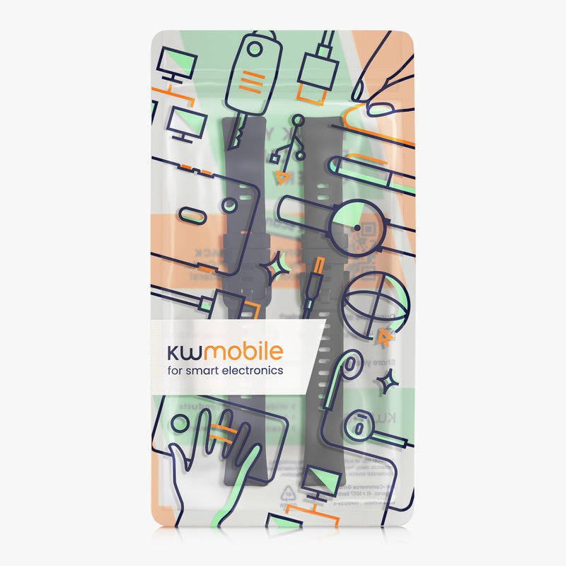 kwmobile Watch Strap for Huawei Band 10 / 9 / 8 Wristband Fitness Tracker Band Set Replacement Strap Smartwatch