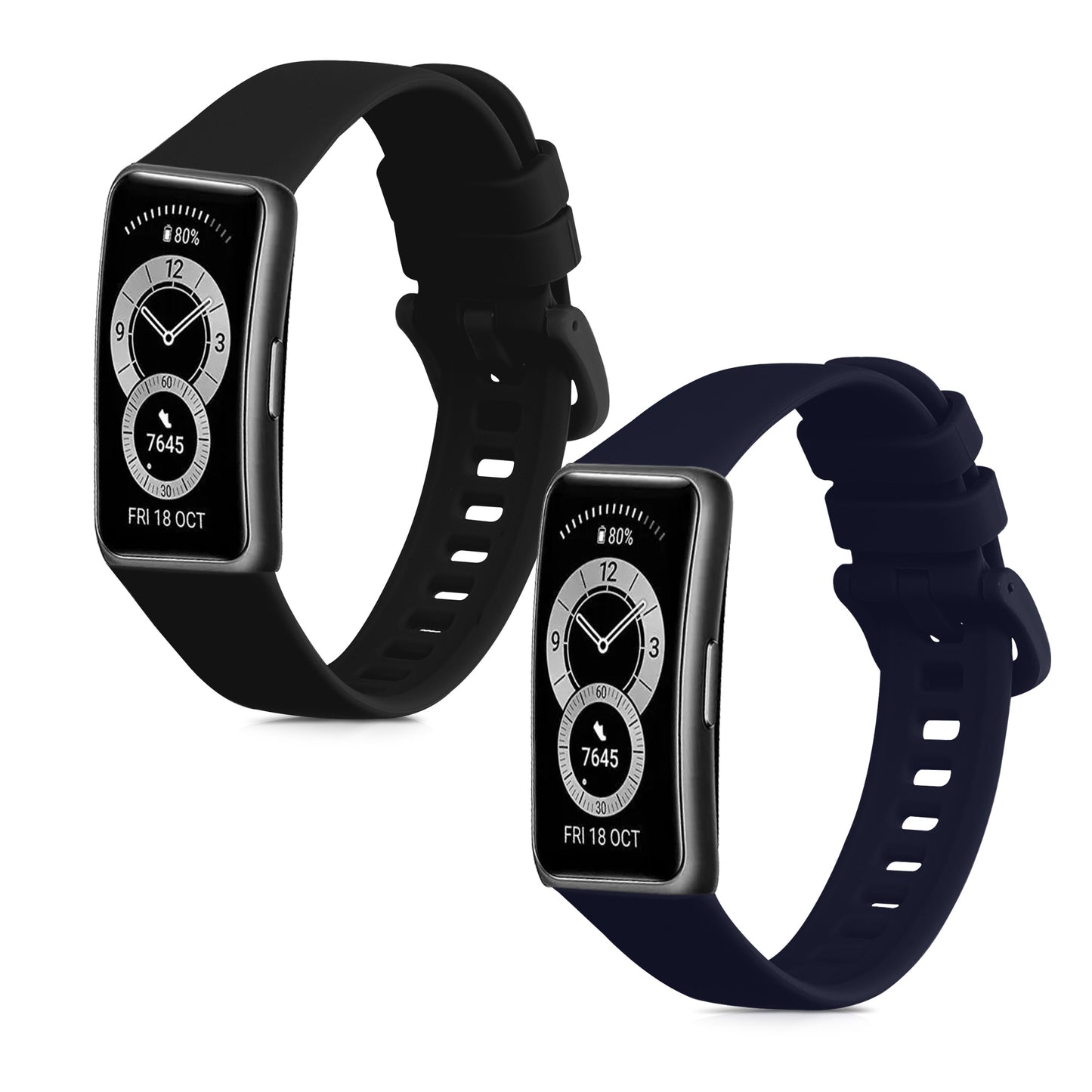 kwmobile Watch Strap for Huawei Band 10 / 9 / 8 Wristband Fitness Tracker Band Set Replacement Strap Smartwatch