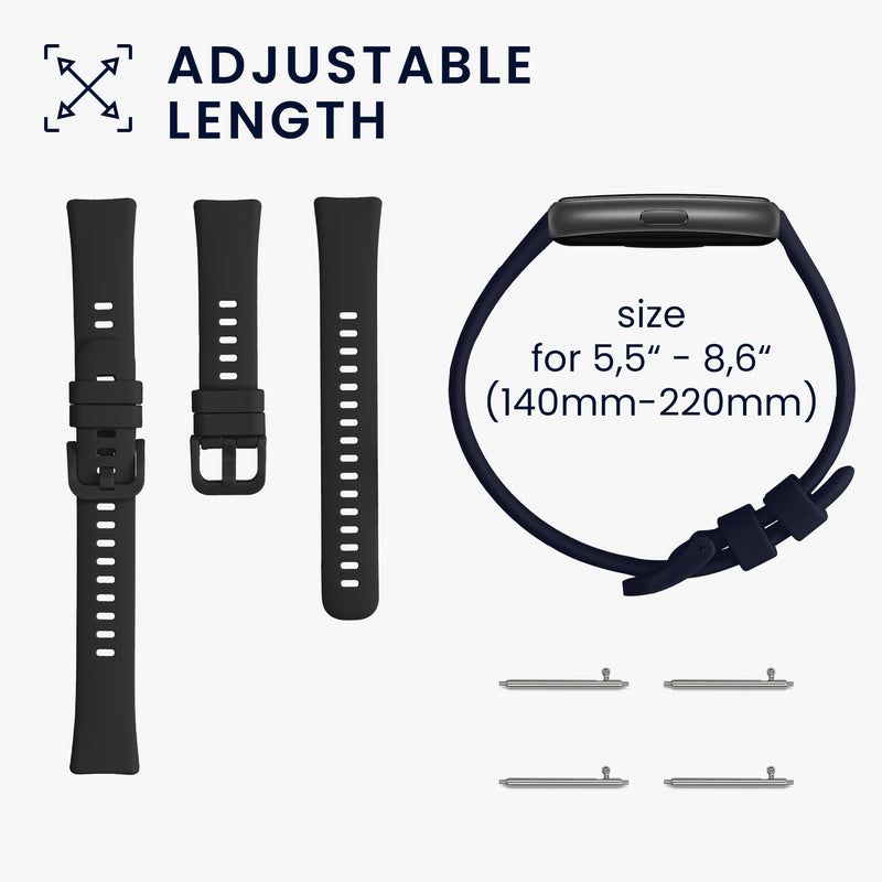 kwmobile Watch Strap for Huawei Band 10 / 9 / 8 Wristband Fitness Tracker Band Set Replacement Strap Smartwatch
