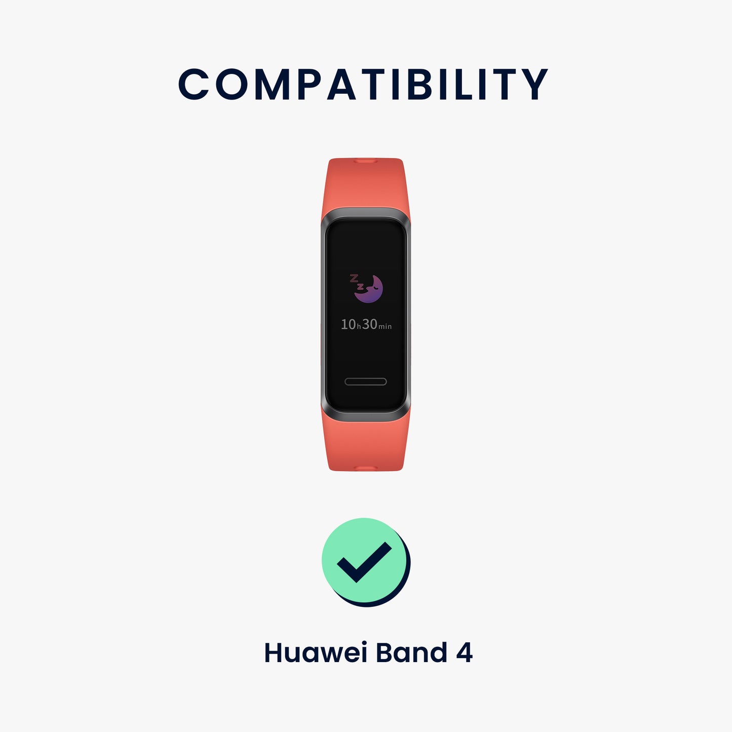 2x Strap compatible with Huawei Band 4