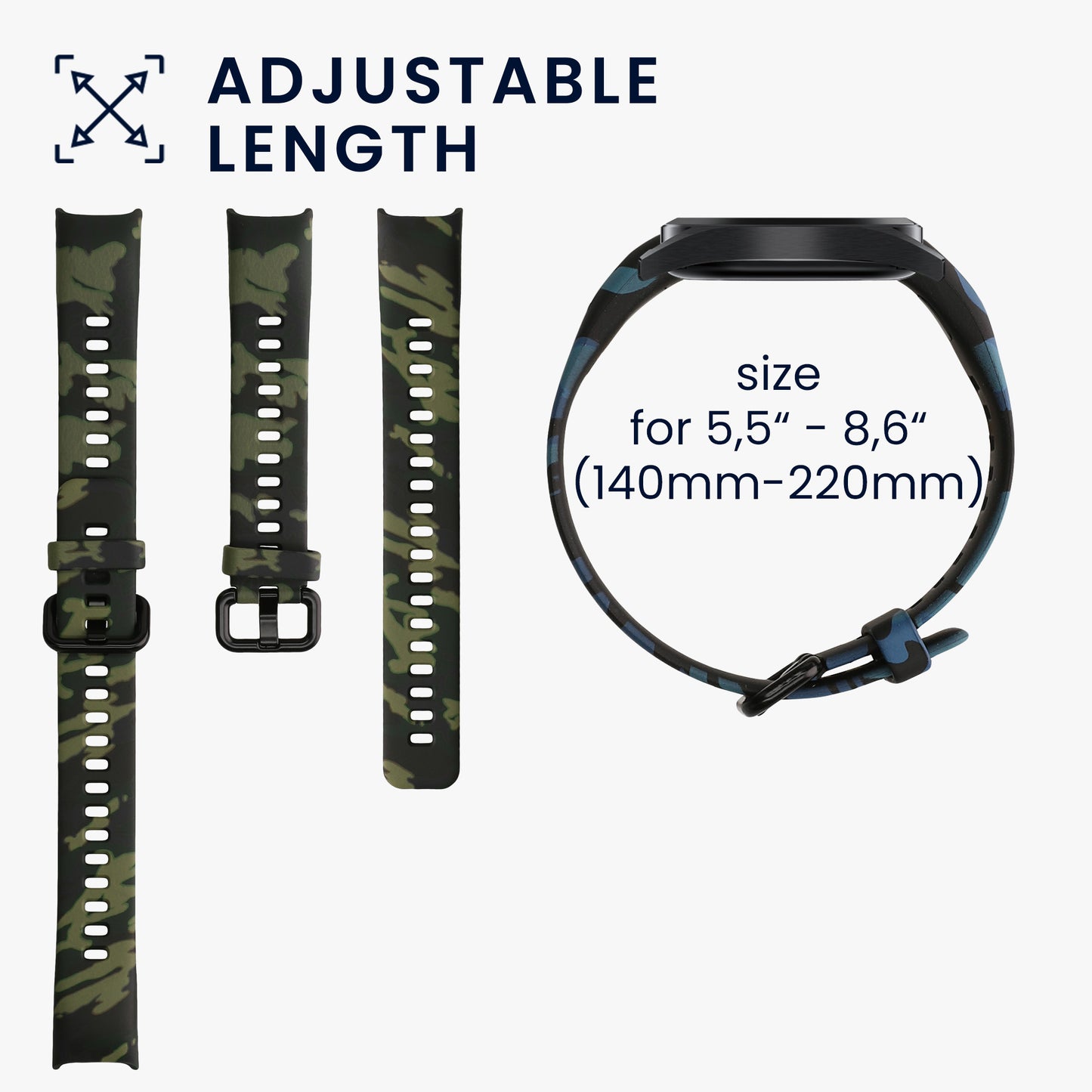 2x Strap compatible with Huawei Band 4