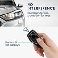 kwmobile Car Key Shell Compatible with Mercedes Benz Smart Key Car Key (Keyless Only) Hardcover Protective Case Key Case Cover