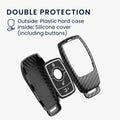 kwmobile Car Key Shell Compatible with Mercedes Benz Smart Key Car Key (Keyless Only) Hardcover Protective Case Key Case Cover