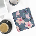 kwmobile Case for Kobo Libra 2 - eReader Flip Cover with Auto Sleep Function - Bookshelf with Plants