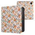 kwmobile Klapphülle kompatibel mit Kobo Libra 2 Hülle - eReader Case - Gelbe Blumen Gelb Grün Beige Gelb  [dsg09]