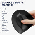 kwmobile Silicone Spoon Rest - Soft Spoon Holder for Cooking Utensils - Kitchen Spoon Holder 9.5 x 20 cm - Cooking Spoon Rest