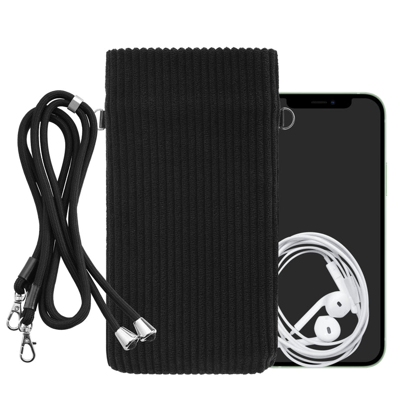 kwmobile Phone Case for Smartphones - 7" Phone Pouch - Phone Bag with Strap 17.7 x 9 cm Inner Dimensions