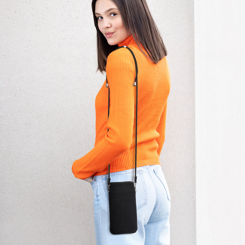 kwmobile Phone Case for Smartphones - 7" Phone Pouch - Phone Bag with Strap 17.7 x 9 cm Inner Dimensions