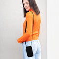 kwmobile Mobile Phone Crossbody Bag for Case with Strap Cover with Zipper Necklace Case