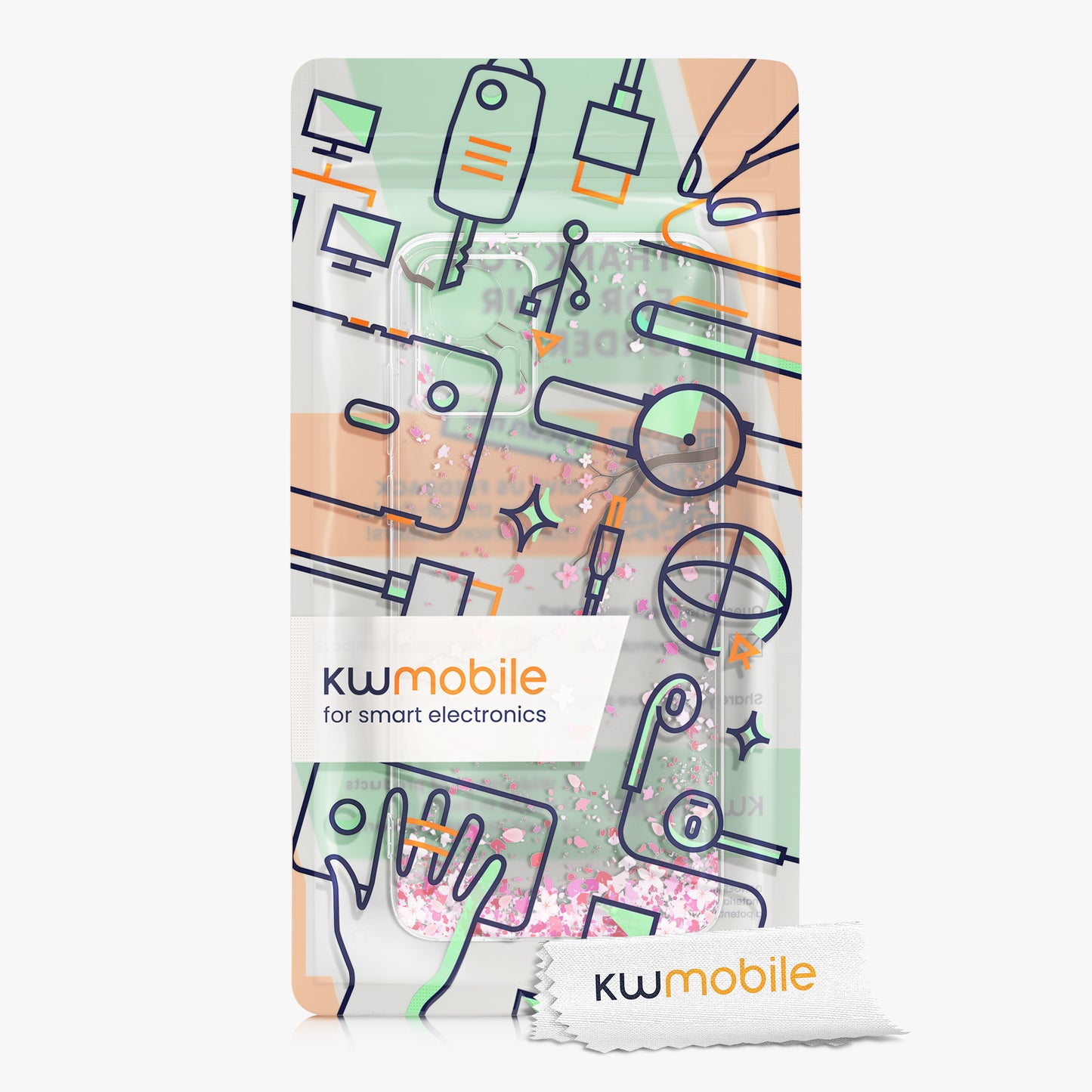 kwmobile Case Compatible with Motorola Edge 30 Neo - Silicone Cover Transparent