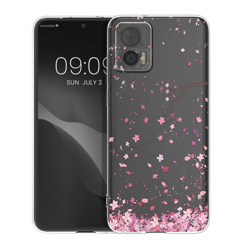 kwmobile Case Compatible with Motorola Edge 30 Neo - Silicone Cover Transparent