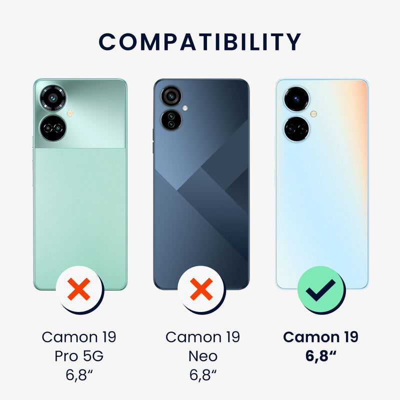 3x Crystal Clear Film for TECNO CAMON 19
