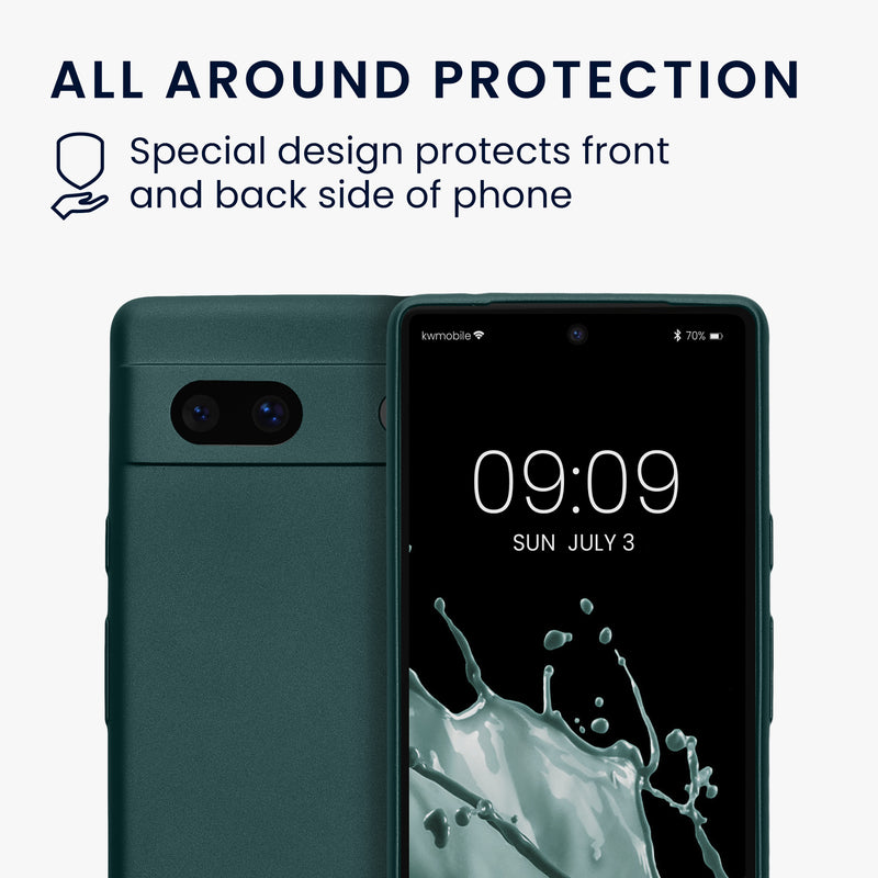 kwmobile Phone Case for Google Pixel 7a Cover Soft Silicone Case Protective Cover