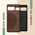 kwmobile Case Compatible with Google Pixel 7a Case Mobile Phone Cover TPU Phone Case Compass Vintage