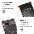 kwmobile Necklace Case Compatible with Google Pixel 7a Silicone Cover with Lanyard