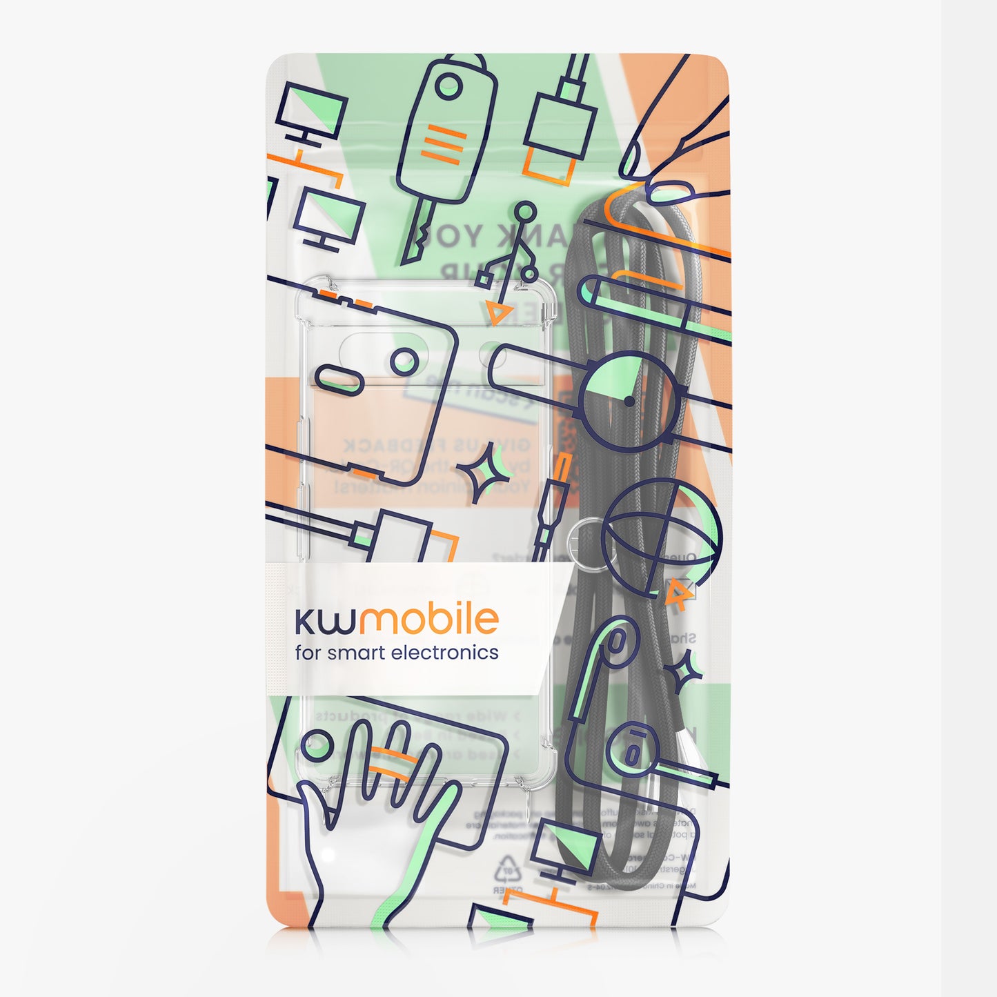 kwmobile Necklace Case compatible with Google Pixel 7a Case